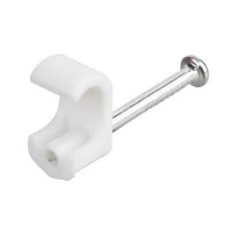 Q-CRIMP 5x8 White Clips 1.5mm x100