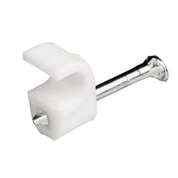 Q-CRIMP 3-5 White Clips Round x100