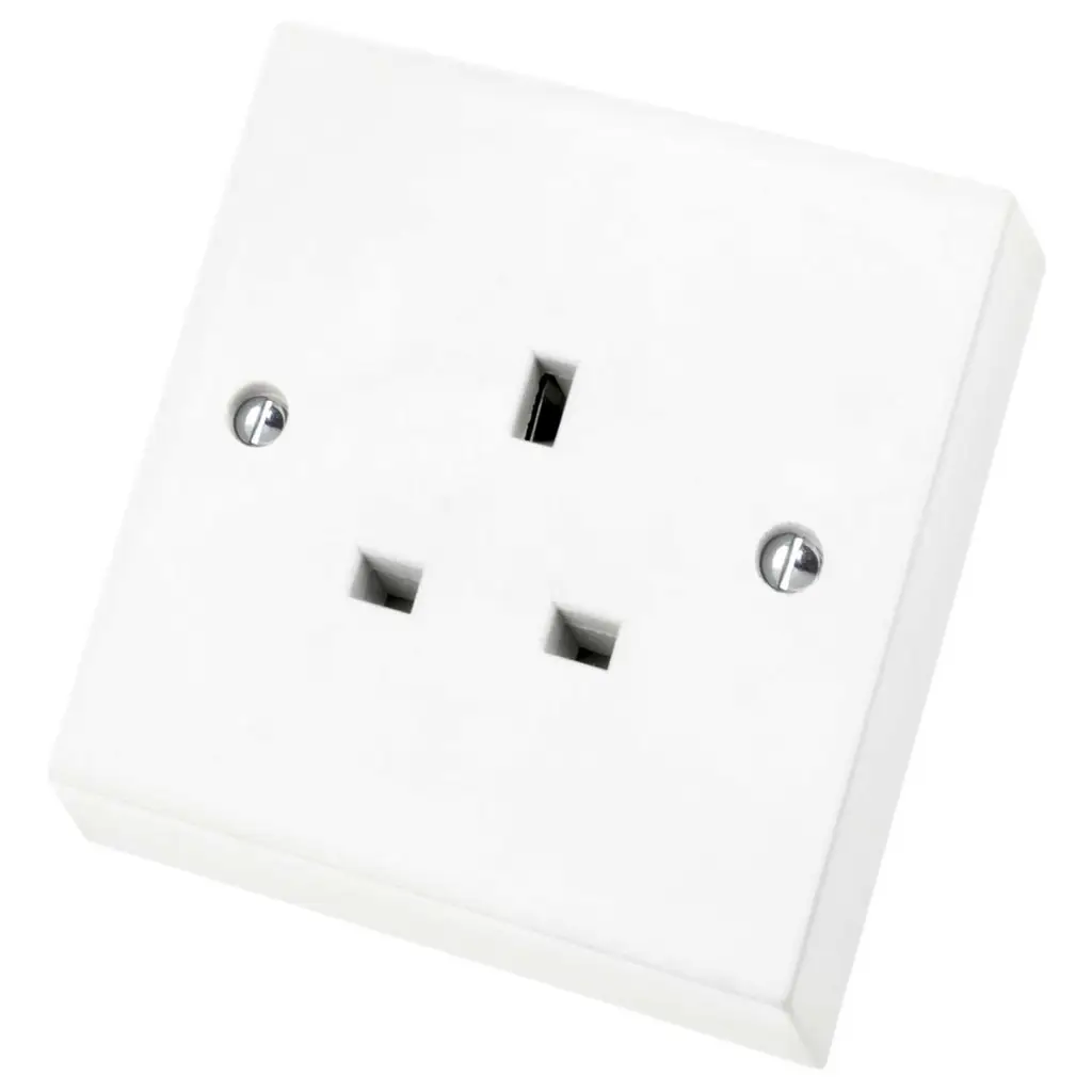 Click 13A 1 Gang Unswitched Socket Outlet 