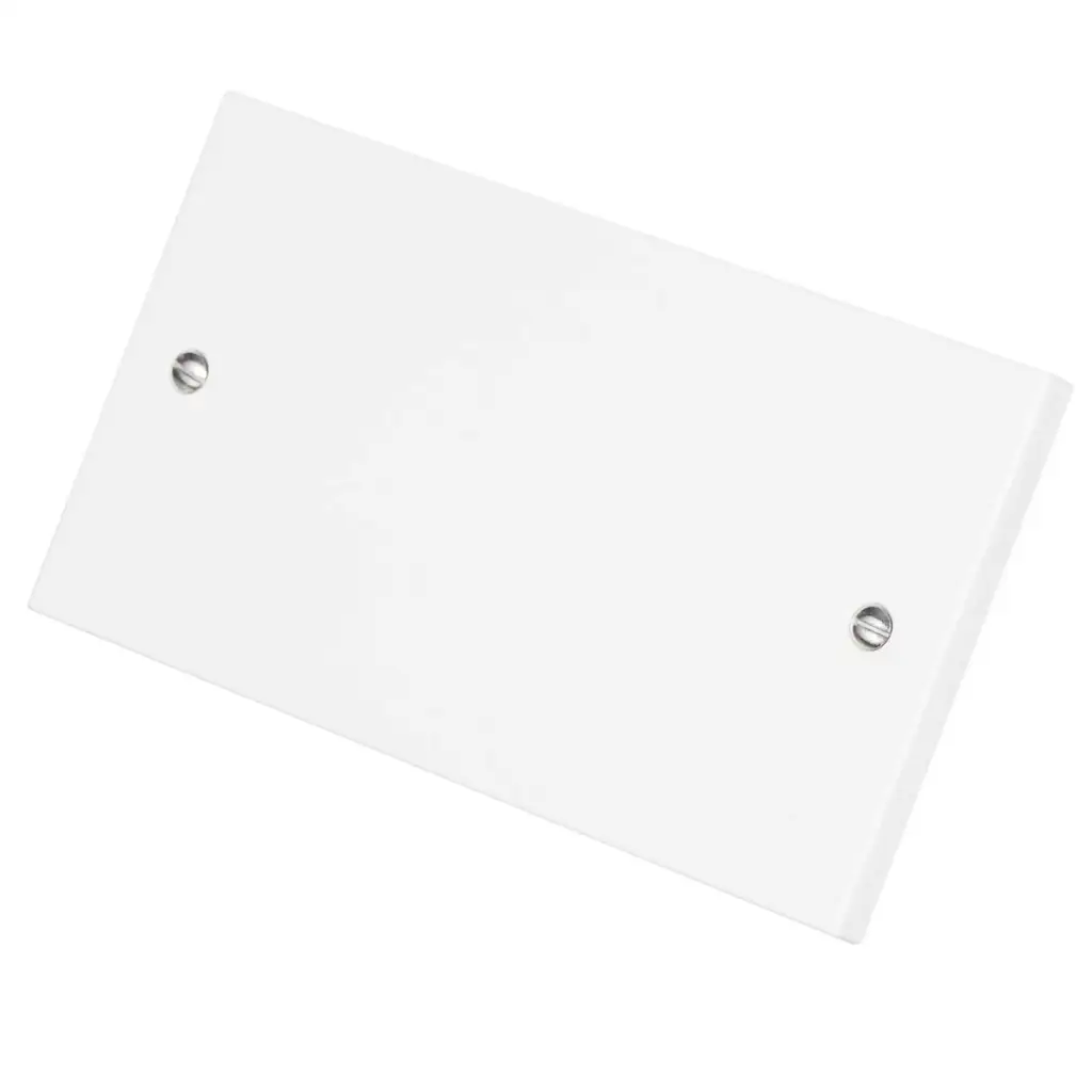 Click 2 Gang Blank Plate   