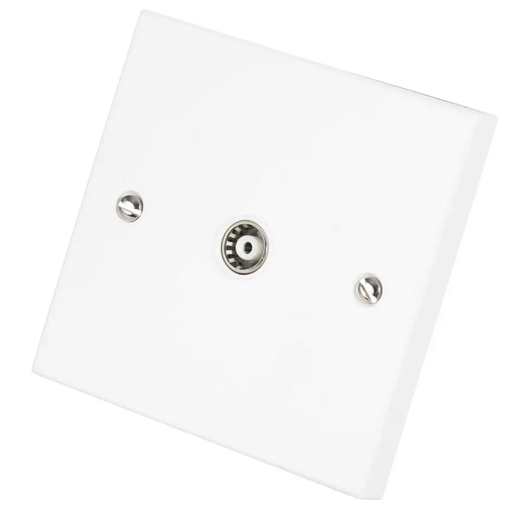 Click Single Isolated Co-Axial Socket Outlet  