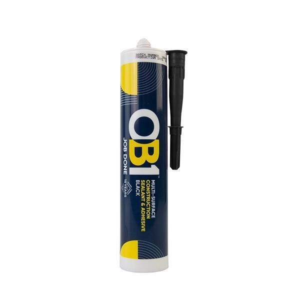 Unicrimp Multi-Surface Sealant Adhesive Black 290ml