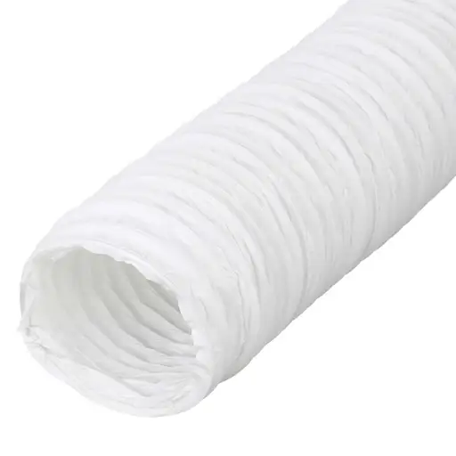 Domus 100mm 4'' Flexible PVC Ducting (1m Length)