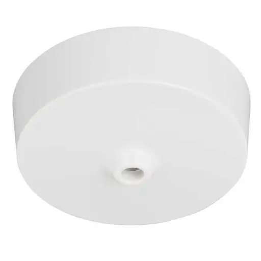 Click Ceiling Rose with Clear Polycarbonate Base