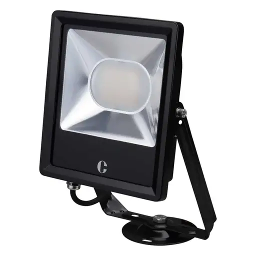 Collingwood 50W LED Tri-Colour Floodlight Black       