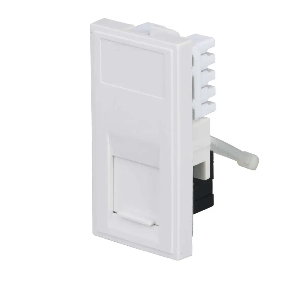 Knightsbridge White Modular UTP Cat6 RJ45 Outlet 