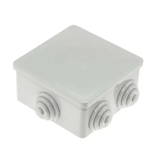 Gewiss 87.5mm x 87.5mm x 45.5mm PVC Adaptable Box Grey IP44