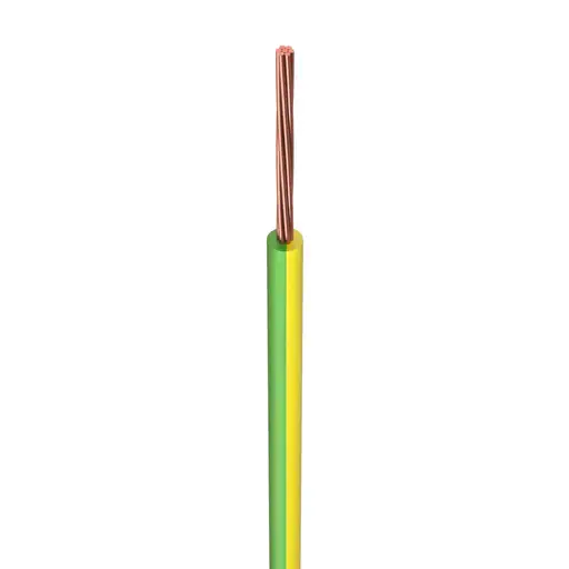 6491X 16mm² PVC Single Core Green / Yellow (1M)