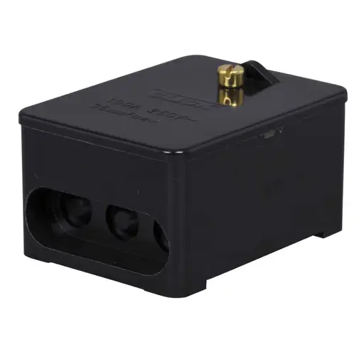 35mm 100A 1 Pole 5x Link Box Black