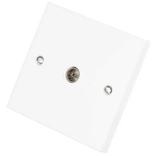 [PRW065] Click 1 Gang Single Co-Axial Socket Outlet 