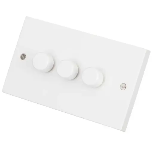 [PRW147] Click 3 Gang 2 Way 250VA Dimmer Switch   