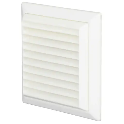 [4904W] Domus Ventilation 100mm 4" Fixed Grille White