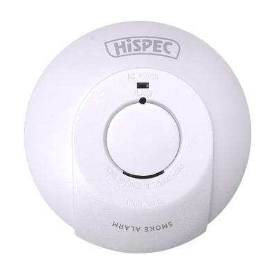 [HSSA-PE-FF] HiSpec Interconnectable Mains Smoke Detector with Fastfix Base