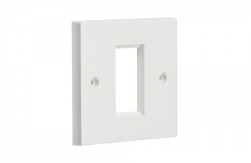 [NET1GWH] Knightsbridge 1G White Modular Faceplate