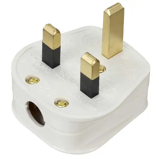 [PA301] Click 13A Fused Resilient Plug Top White